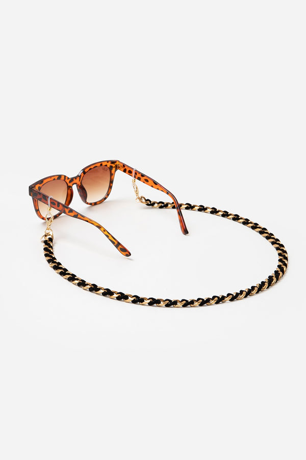 Bijoux Chaine De Lunettes Sona Noir 72 cm
