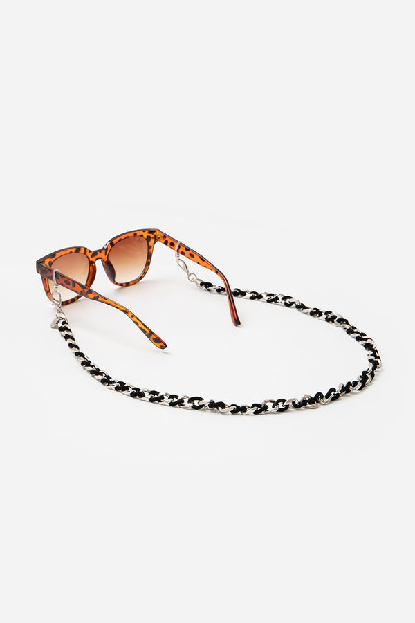 Bijoux Chaine De Lunettes Sona Noir 72 cm