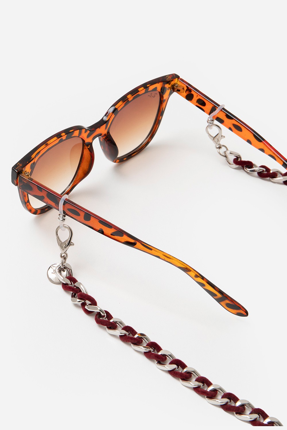 Sona Red Eyeglass Chain Jewelry 72 cm