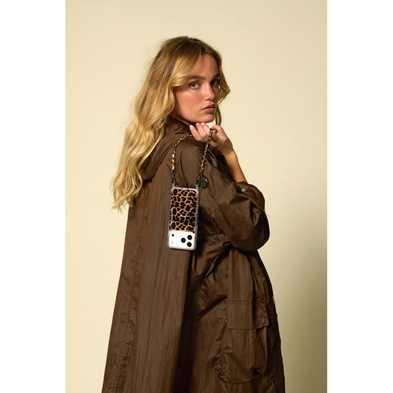 Cali Leopard Short Chain 40 cm