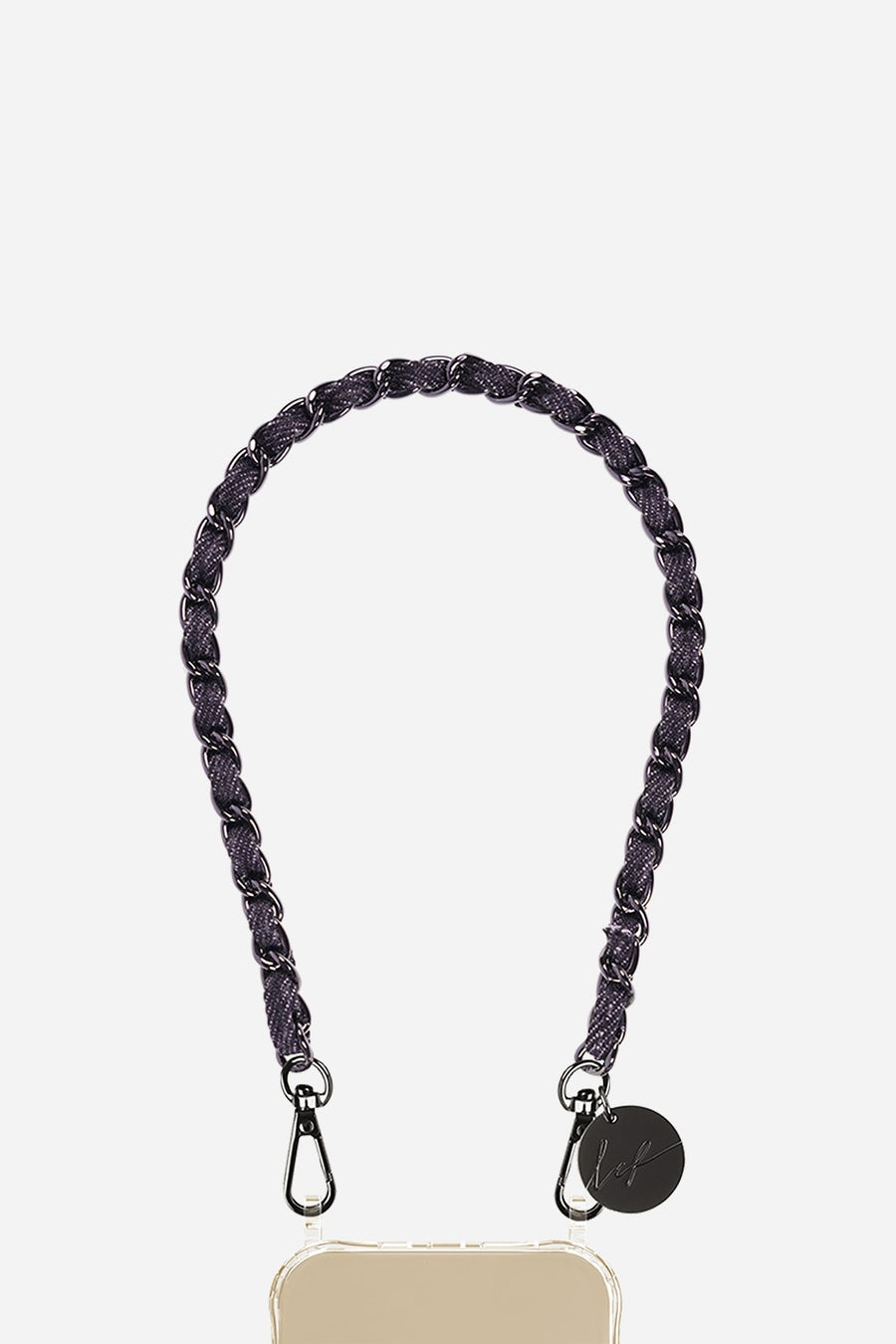 Chaine Courte Cali Noir 40 cm - 2