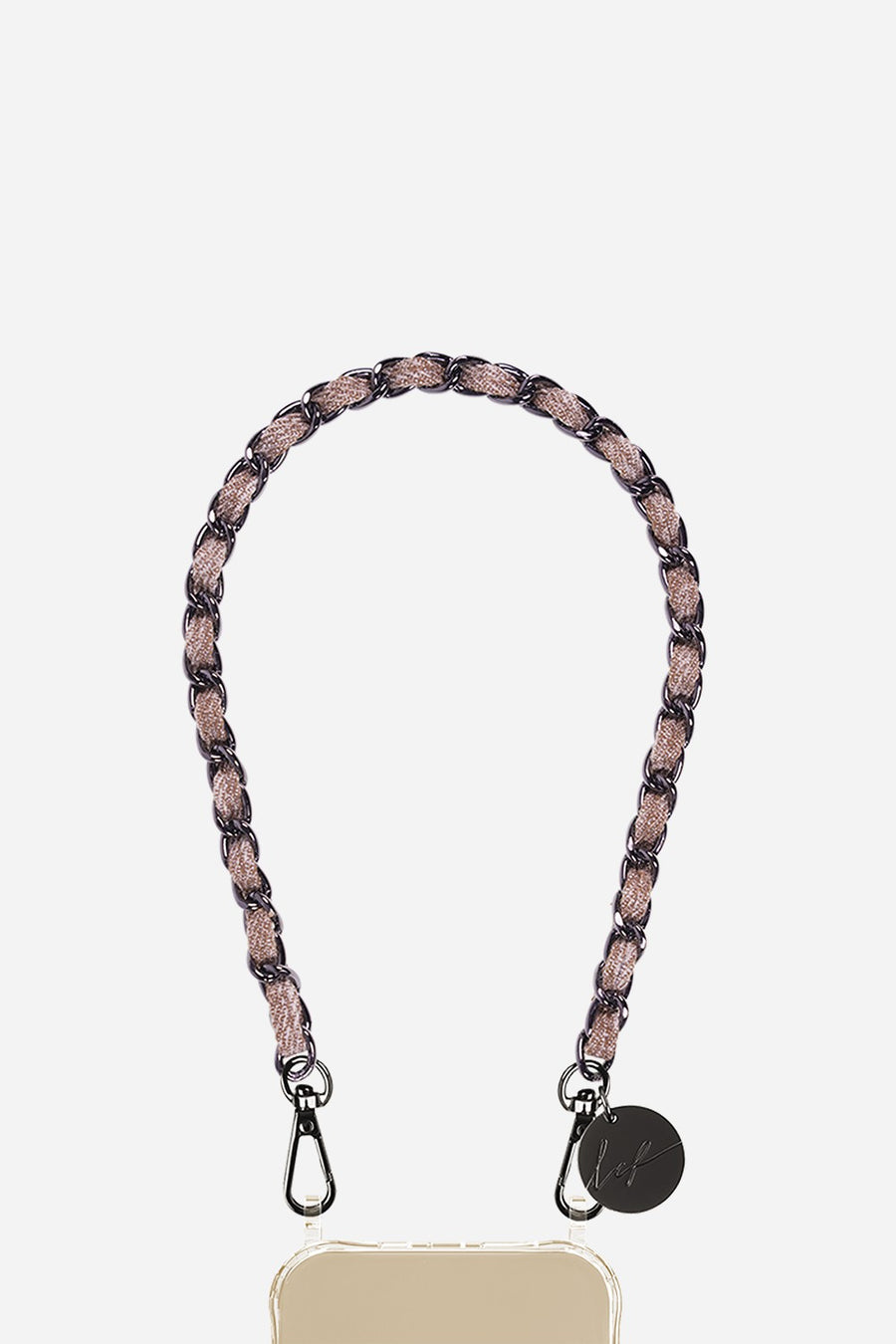Chaine Courte Cali Marron 40 cm - 2