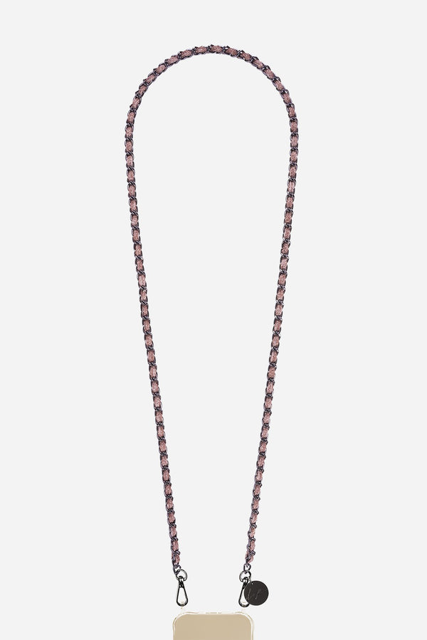 Chaine Longue Cali Marron 120 cm