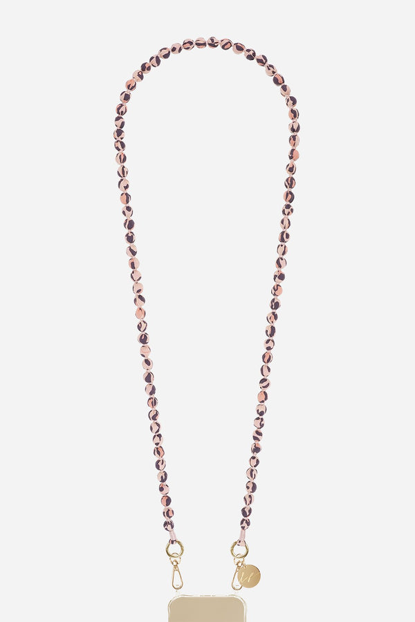 Chaine Longue Dora Marron 120 cm