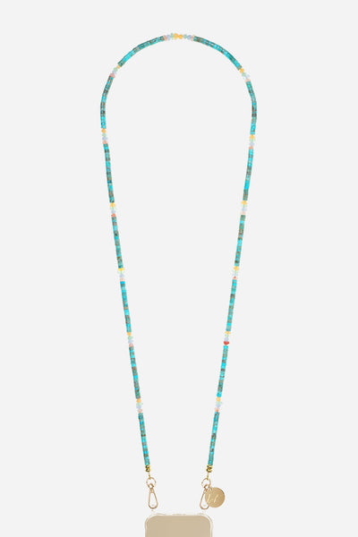 Chaine Longue Enola Bleu 120 cm