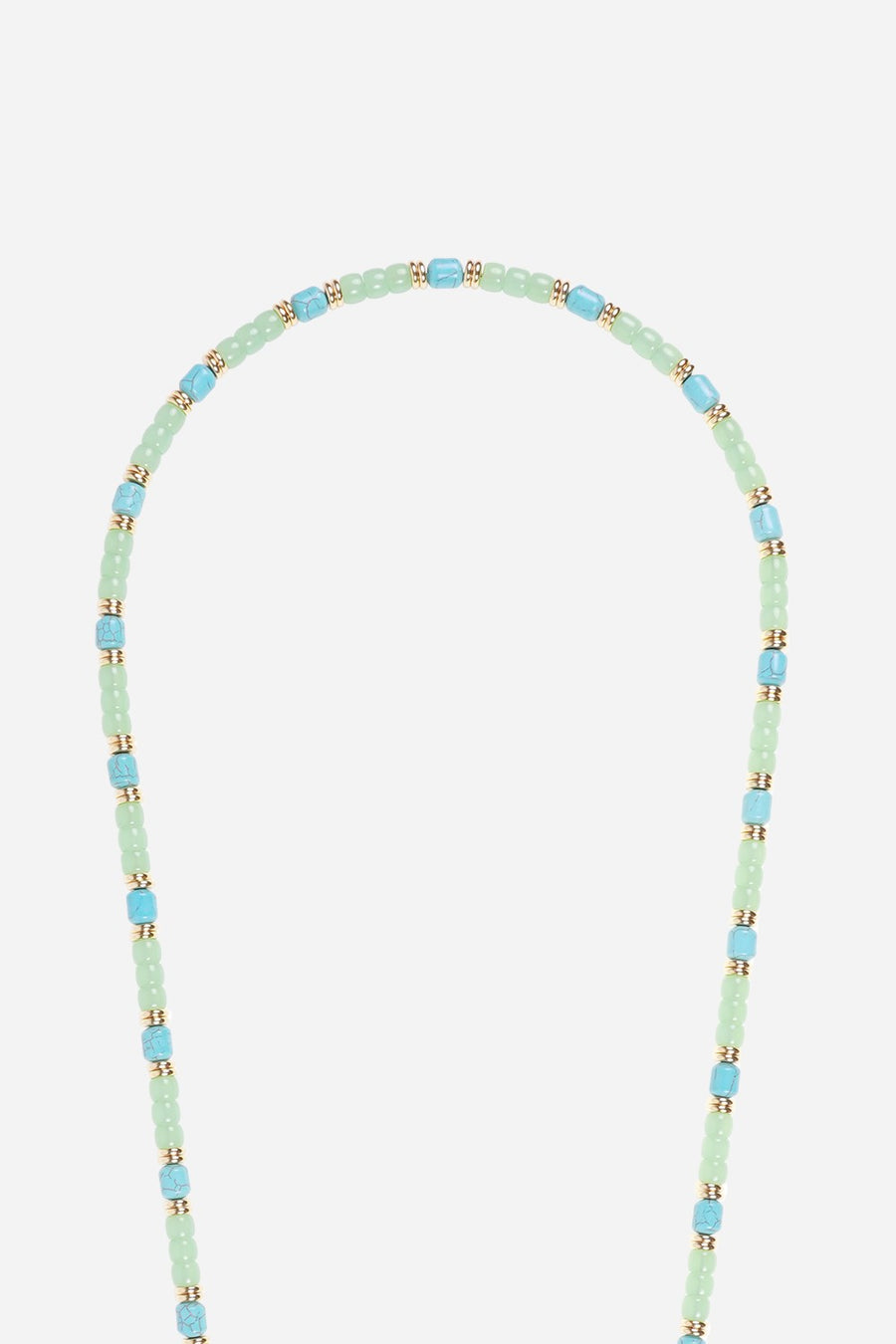 Chaine Longue Evy Turquoise 120 cm - 2