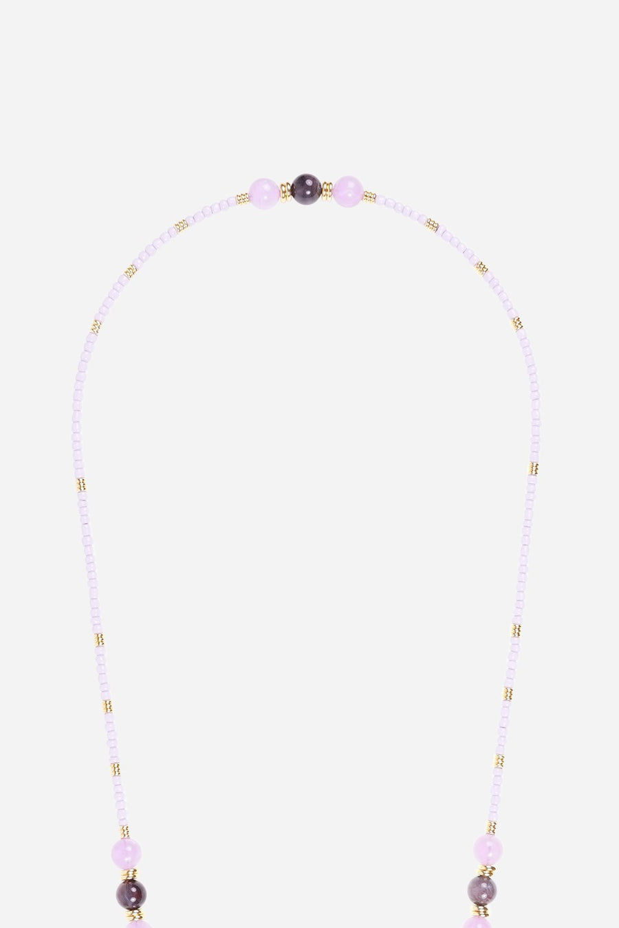 Chaine Longue Iris Violet 120 cm - 2