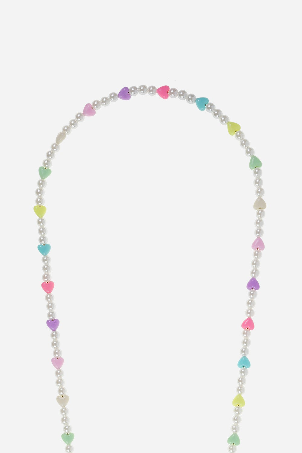 Chaine Longue Isa Blanc 120 cm