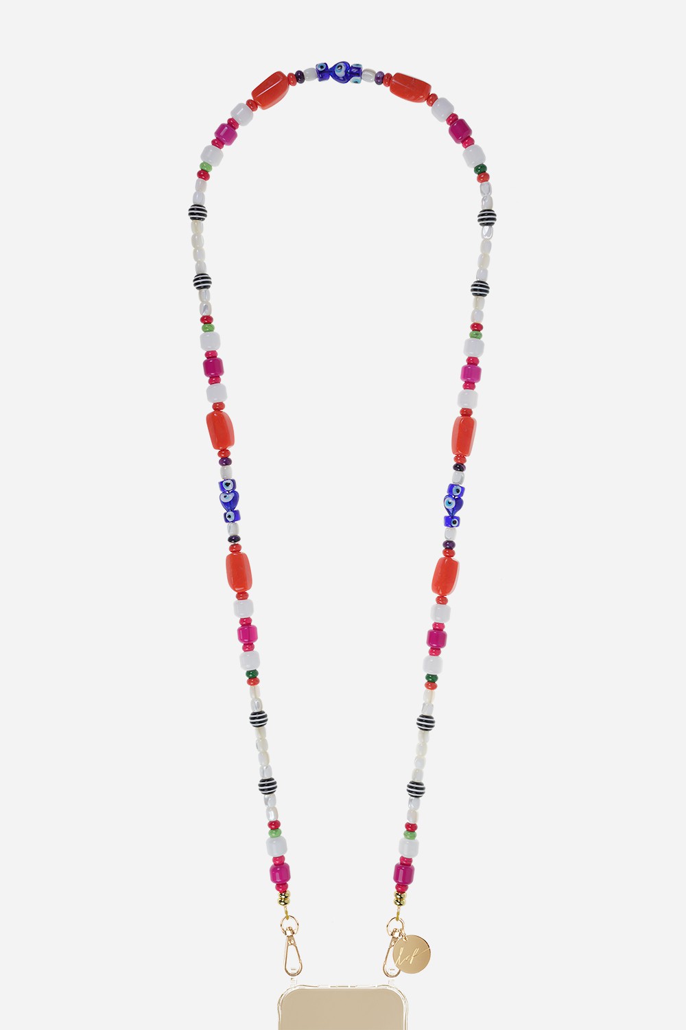 Chaine Longue Isabella Multicolore 120 cm