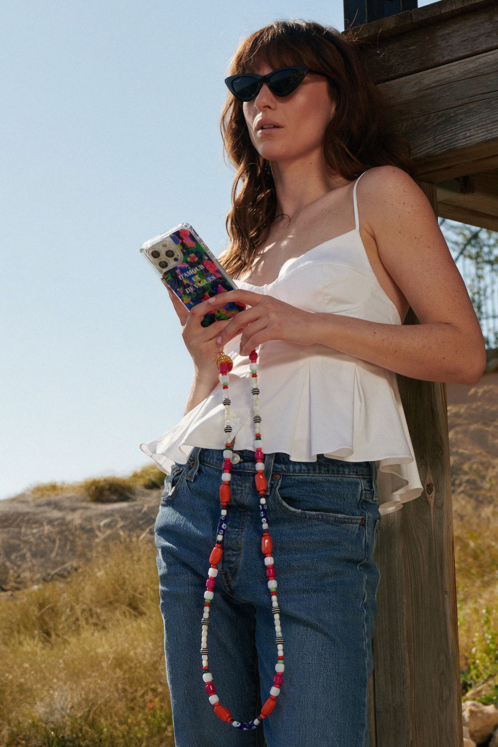 Chaine Longue Isabella Multicolore 120 cm