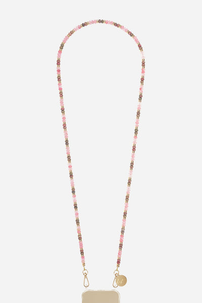 Chaine Longue Joy Rose 120 cm