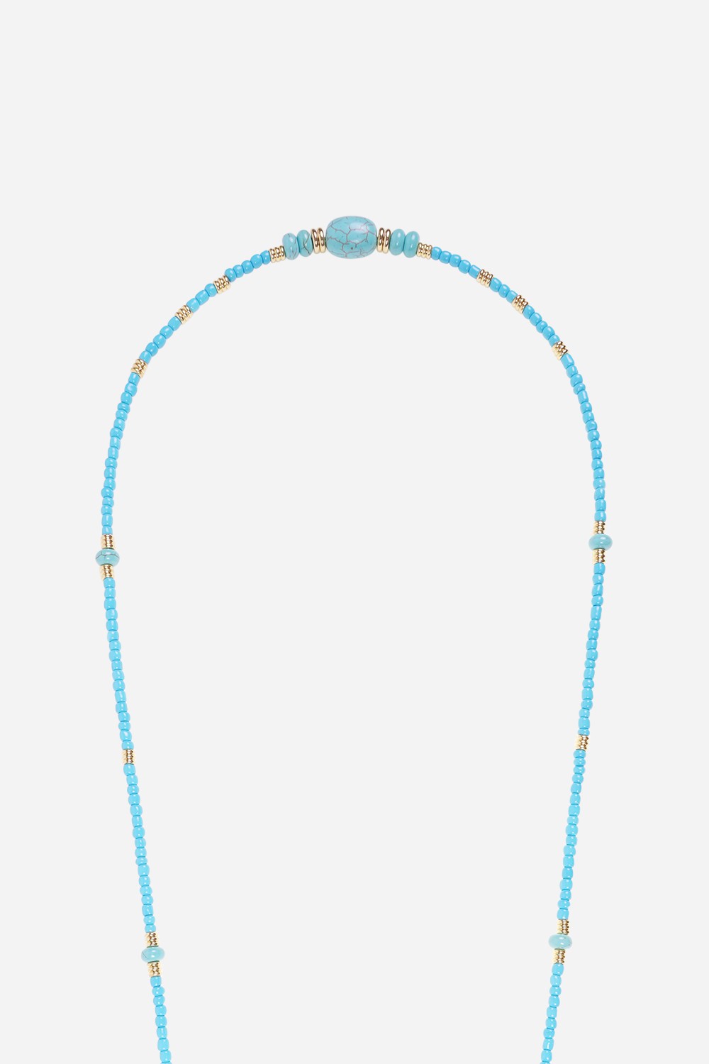 Chaine Longue Kathia Turquoise 120 cm