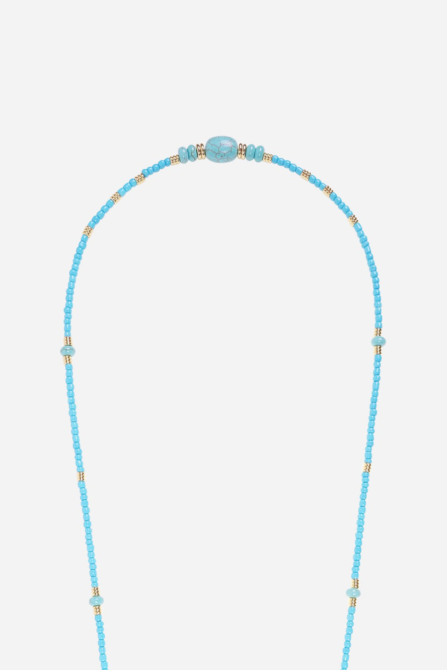 Chaine Longue Kathia Turquoise 120 cm - 2