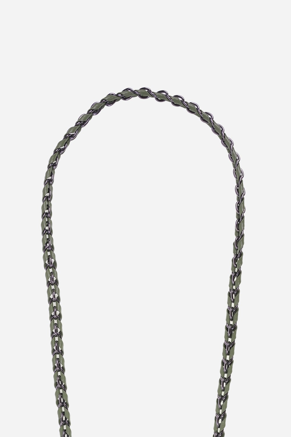 Chaine Longue Lou Kaki 120 cm