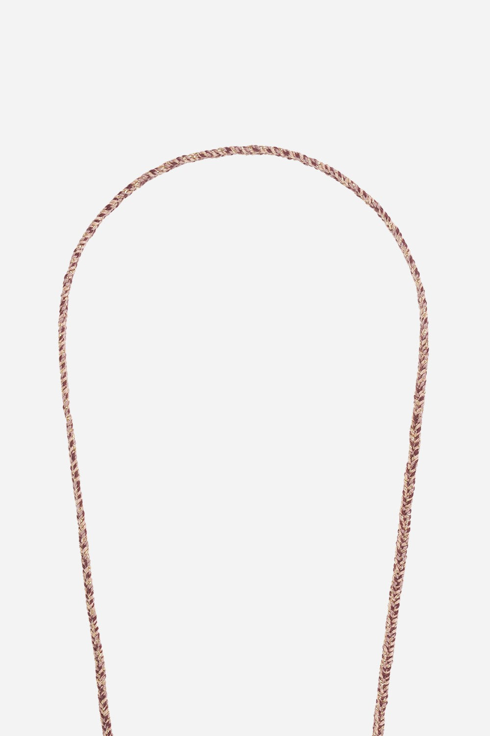 Chaine Longue Vanessa Beige 120 cm