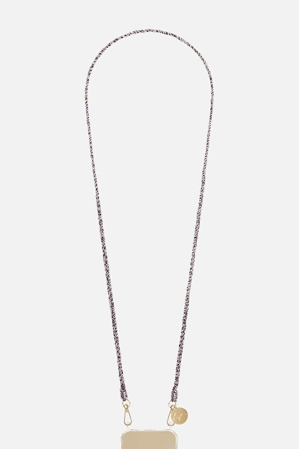 Chaine Longue Vanessa Noir 120 cm