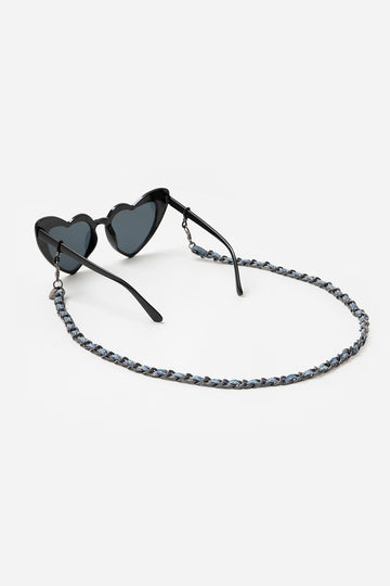 Bijoux Chaine De Lunettes Cali Bleu 72 cm