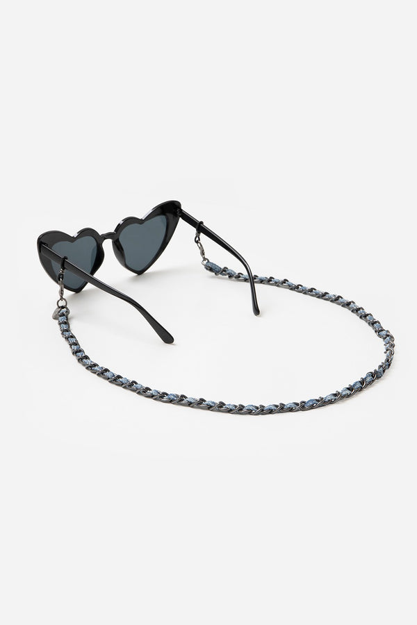Bijoux Chaine De Lunettes Cali Bleu 72 cm