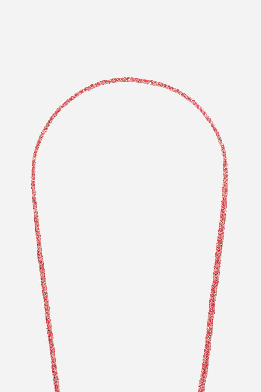 Chaine Longue Vanessa Corail 120 cm - 2