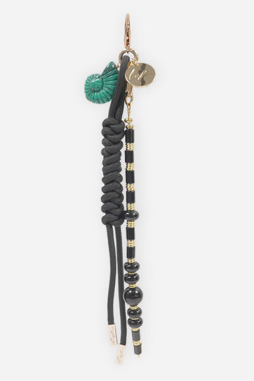 BOBBY NOIR COQUILLAGE VERT 32 CM