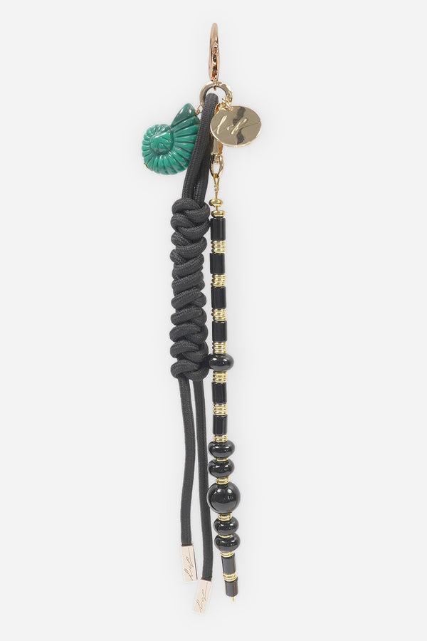 BOBBY NOIR COQUILLAGE VERT 32 CM