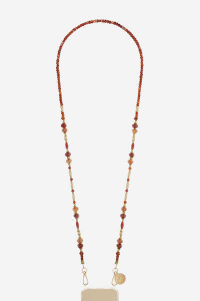 Chaine Longue Caterina Ambre 120 cm