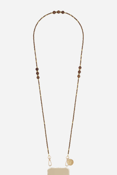 Chaine Longue Iris Bronze 120 cm