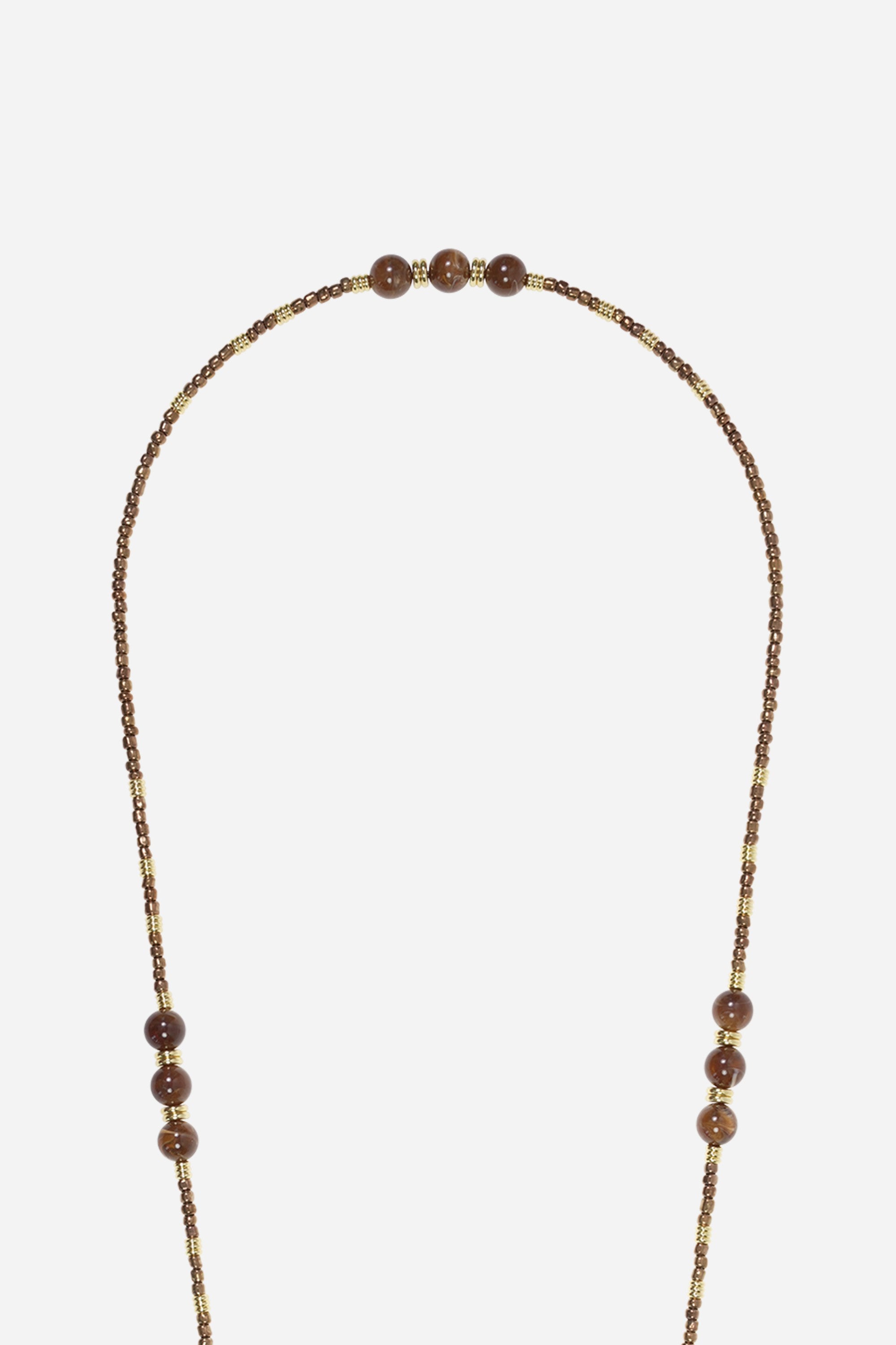 Chaine Longue Iris Bronze 120 cm