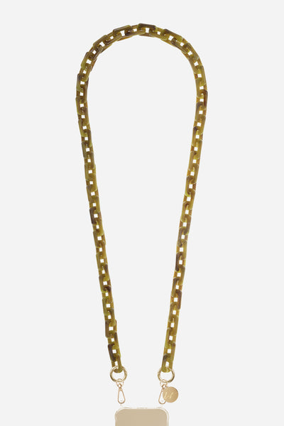 Chaine Longue Emmy Kaki 120 cm