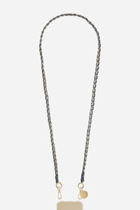 Chaine Longue Lou Bleu 120 cm