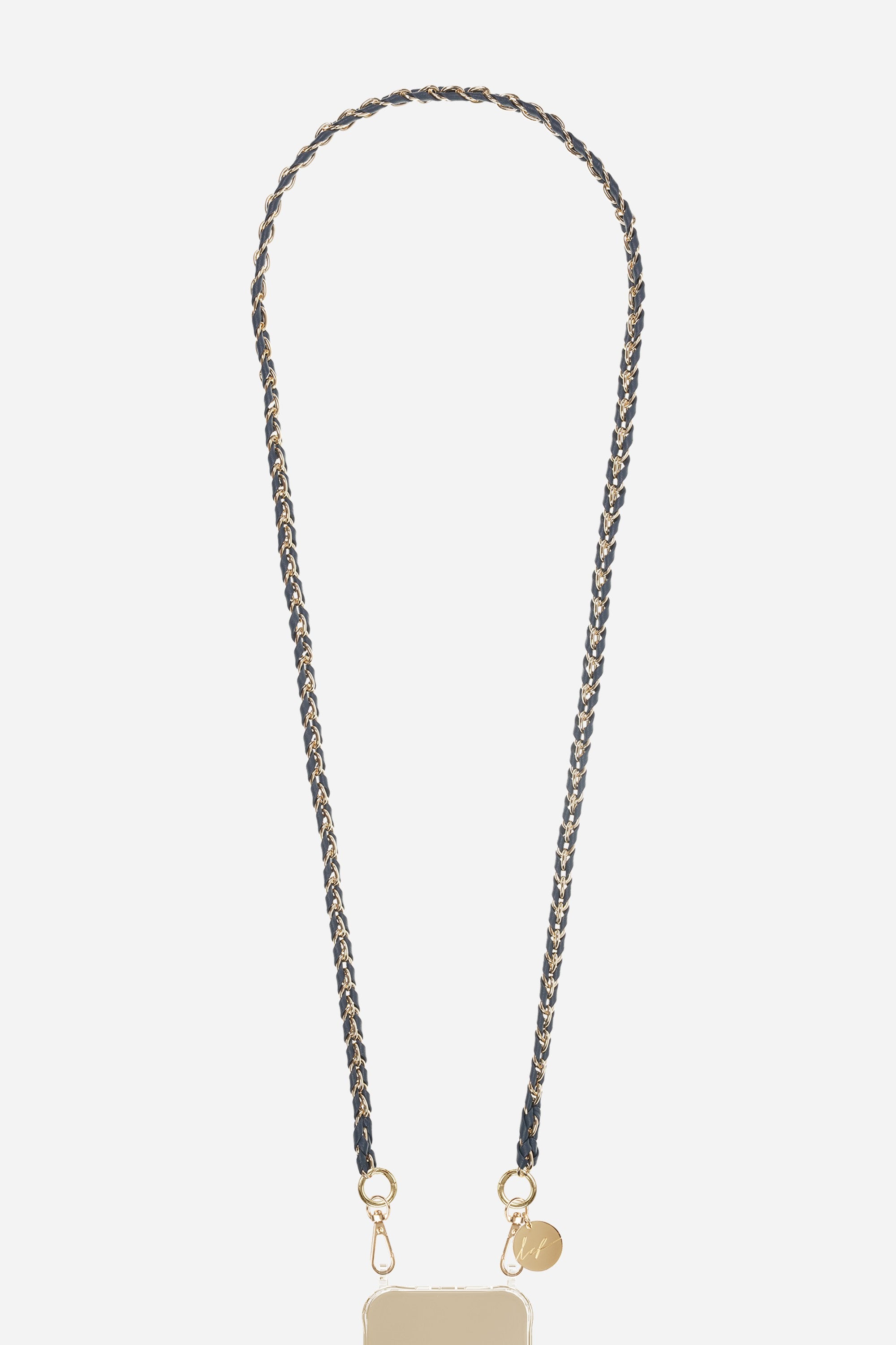 Chaine Longue Lou Bleu 120 cm