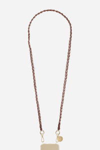 Chaine Longue Lou Bordeaux 120 cm