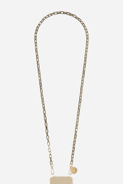 Chaine Longue Petra Dore 120 cm