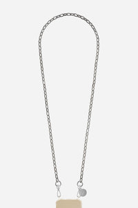 Chaine Longue Petra Noir 120 cm