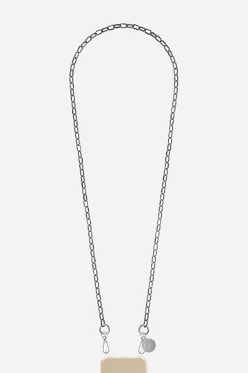 Chaine Longue Petra Noir 120 cm
