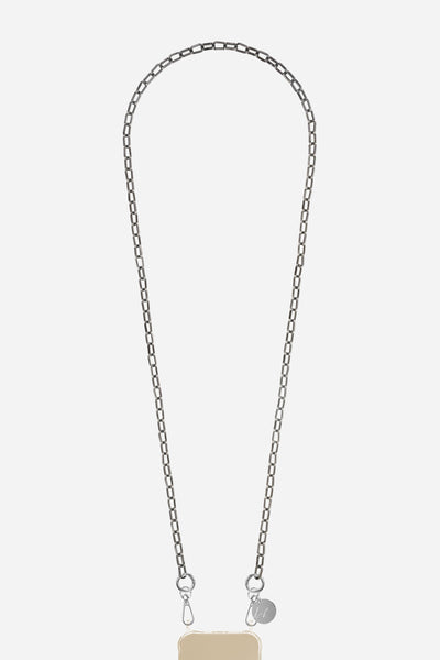 Chaine Longue Petra Noir 120 cm