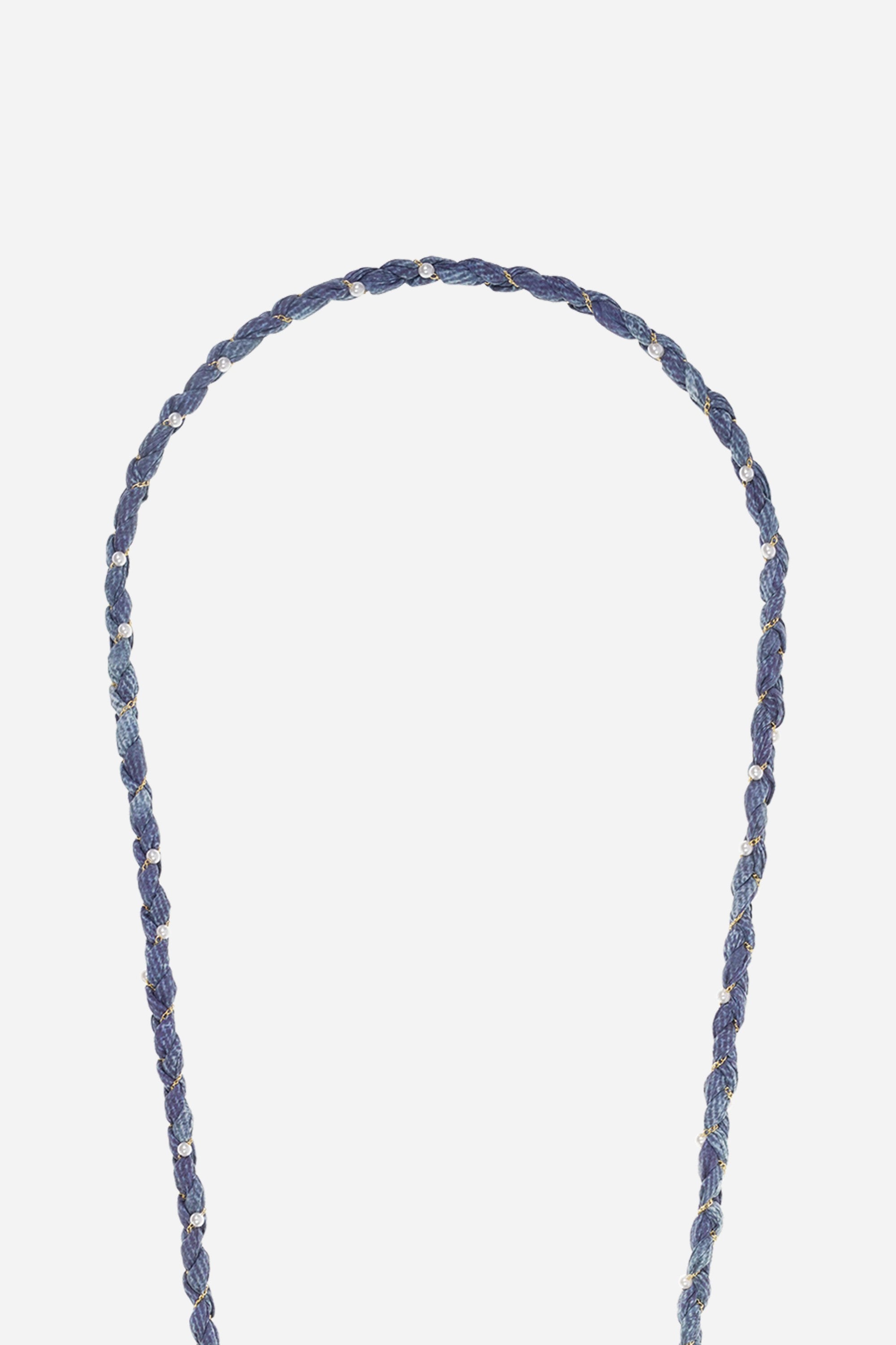 Chaine Longue Doha Bleu 120 cm