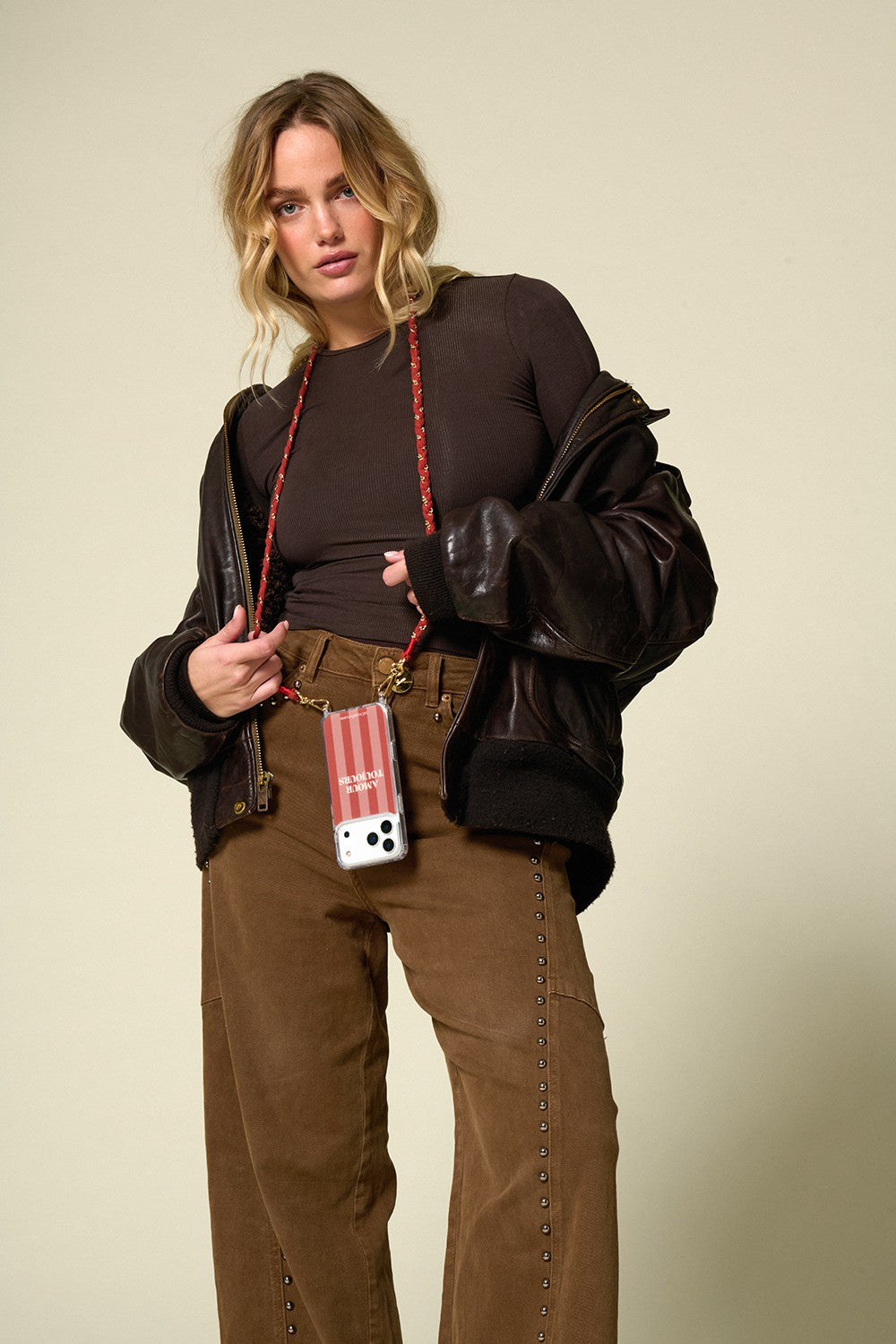 Chaine Longue Doha Terracotta 120 cm