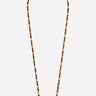 Chaine Longue Liviya Marron 120 cm