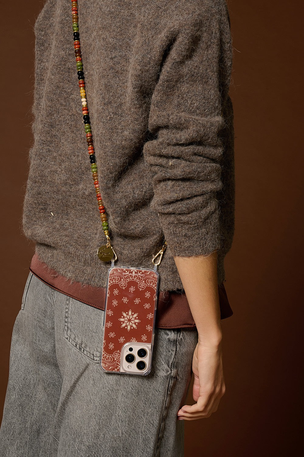 Chaine Longue Joyce Terracotta 120 cm