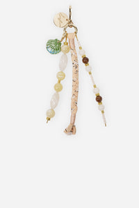 BIJOU DE SAC BOBBY BEIGE COQUILLAGE