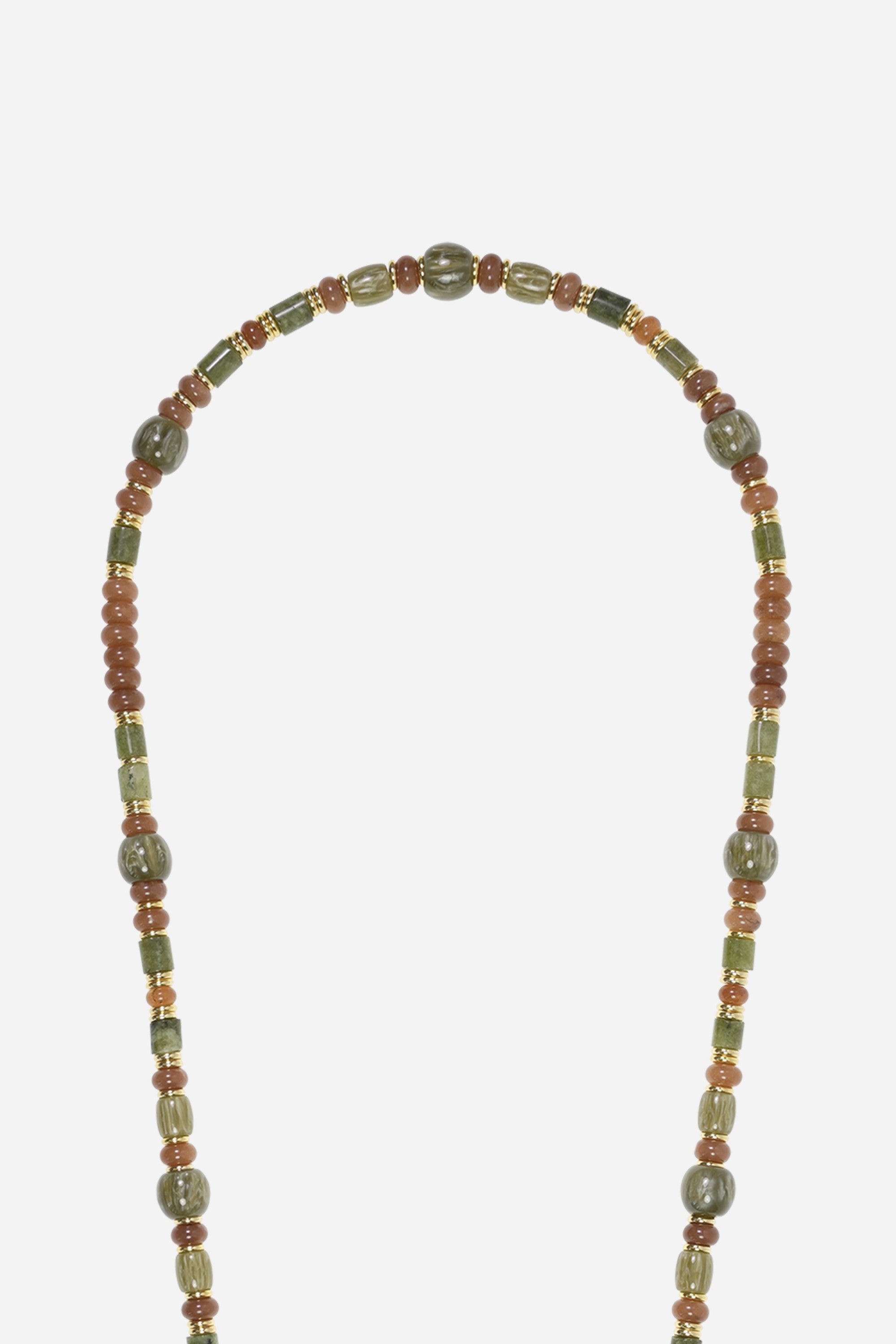 Chaine Longue Victoria Marron 120 cm