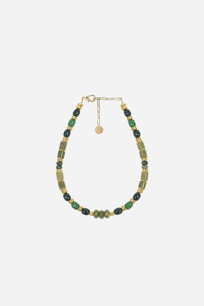 Bijoux Collier Dakota Vert 40 cm