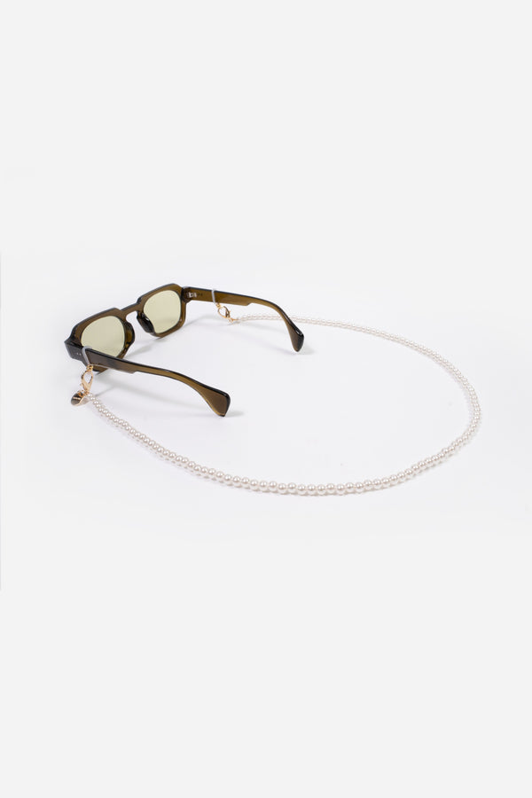 Bijoux Chaine De Lunettes Amalya Blanc 72 cm