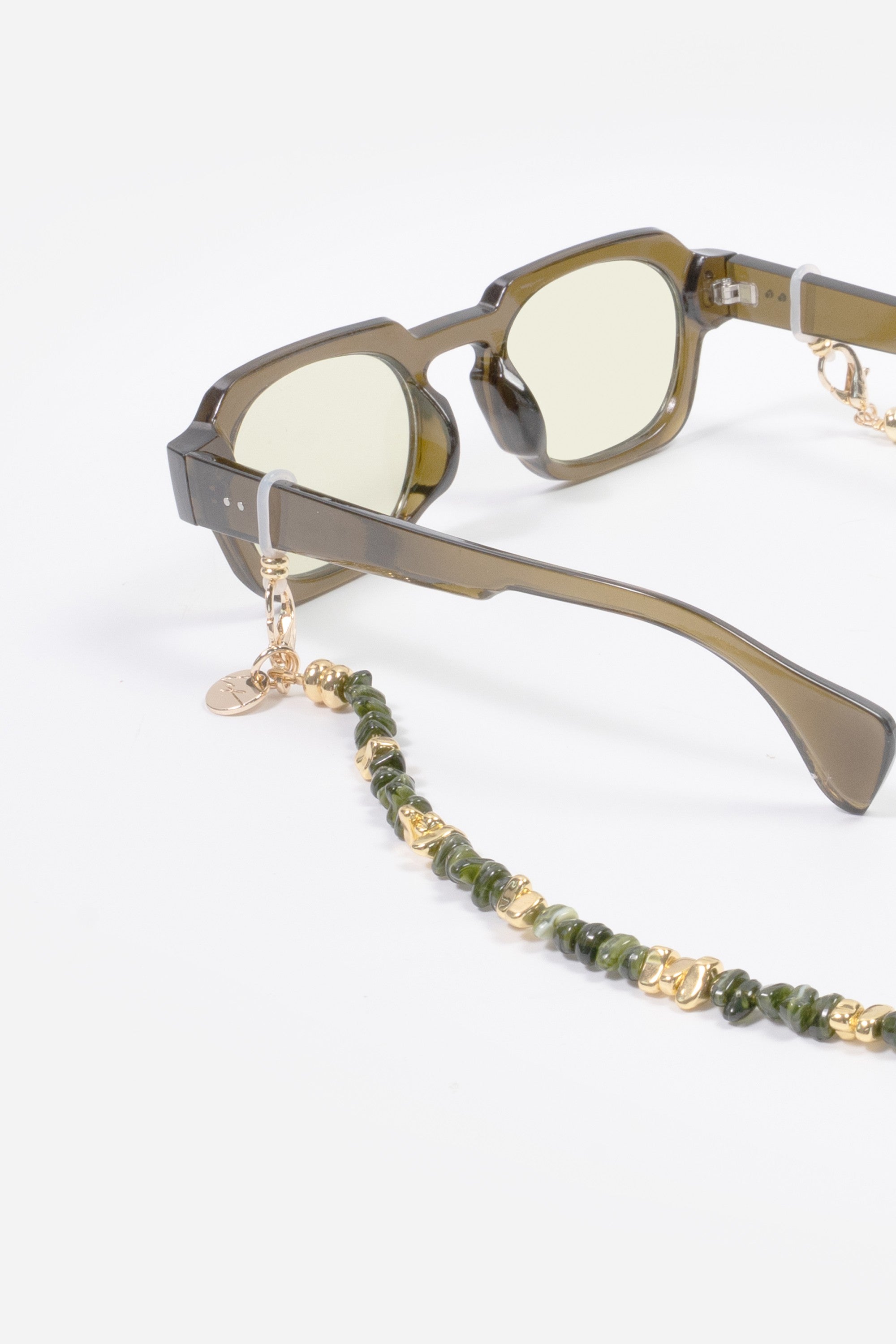 Bijoux Chaine De Lunette Liviya Kaki 72 cm