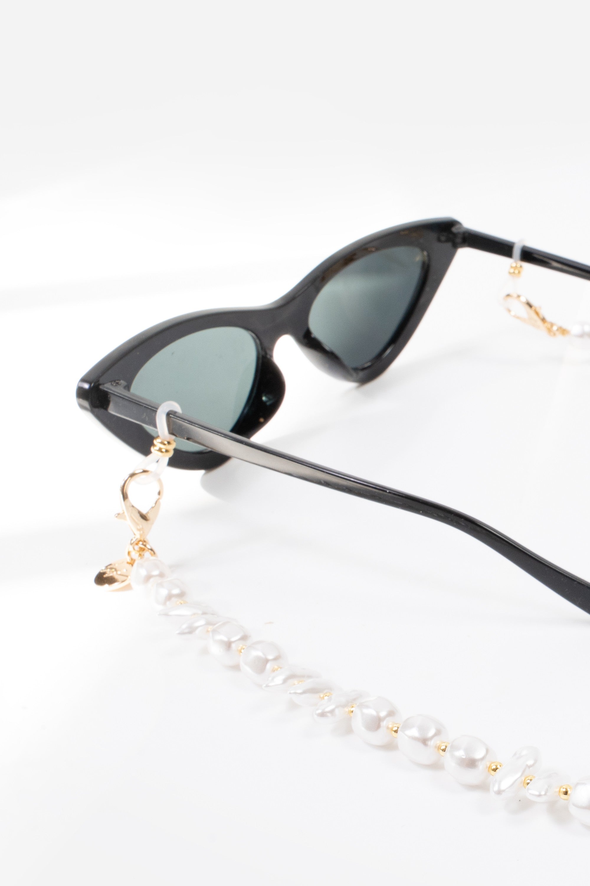 Bijoux Chaine De Lunette Liviya Blanc 72 cm