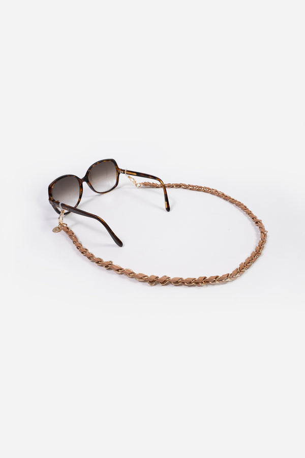 Bijoux Chaine De Lunettes Lou Camel 72 cm