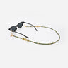 Bijoux Chaine De Lunettes Iris Kaki 72 cm
