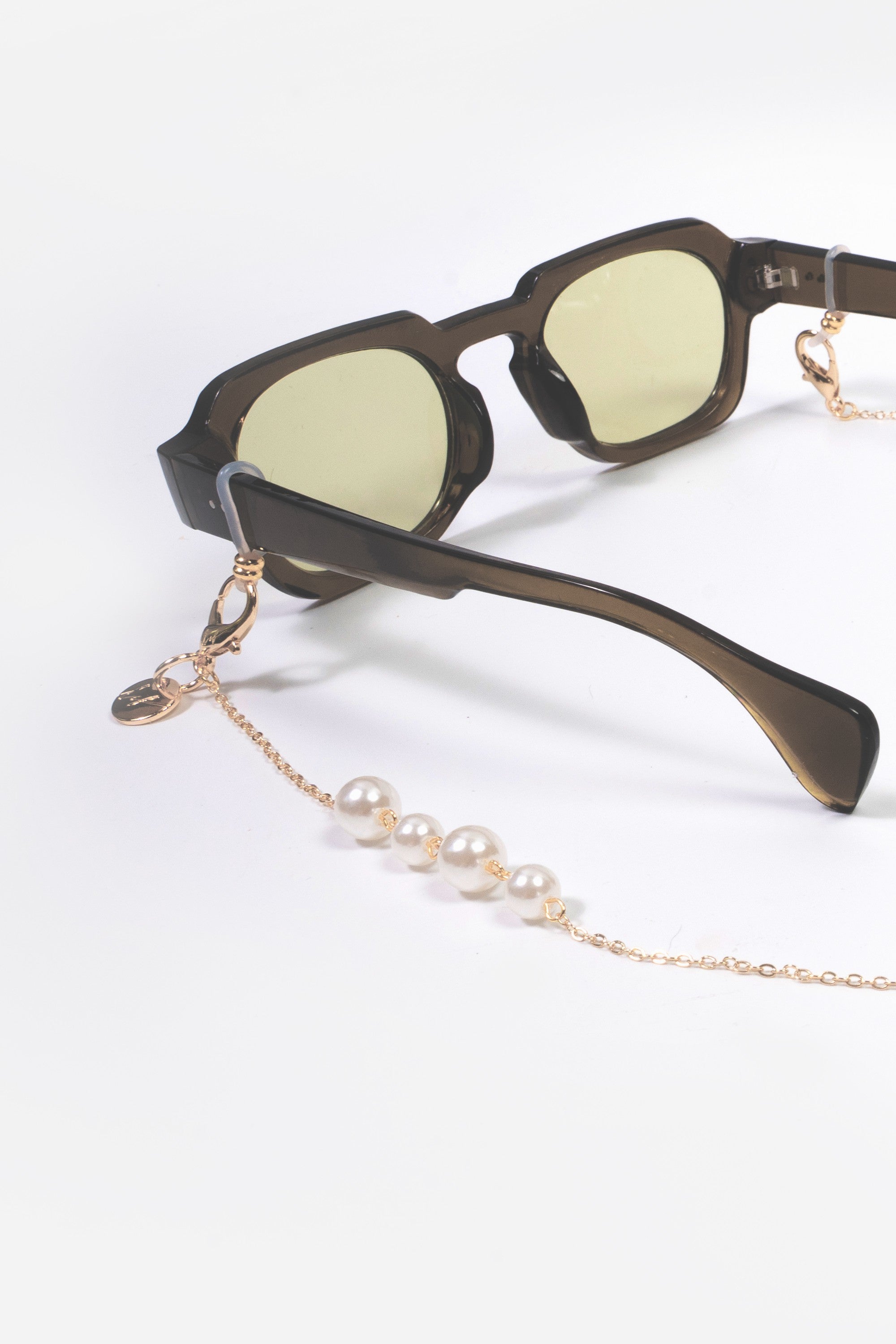 Bijoux Chaine De Lunette Liora Blanc 72 cm