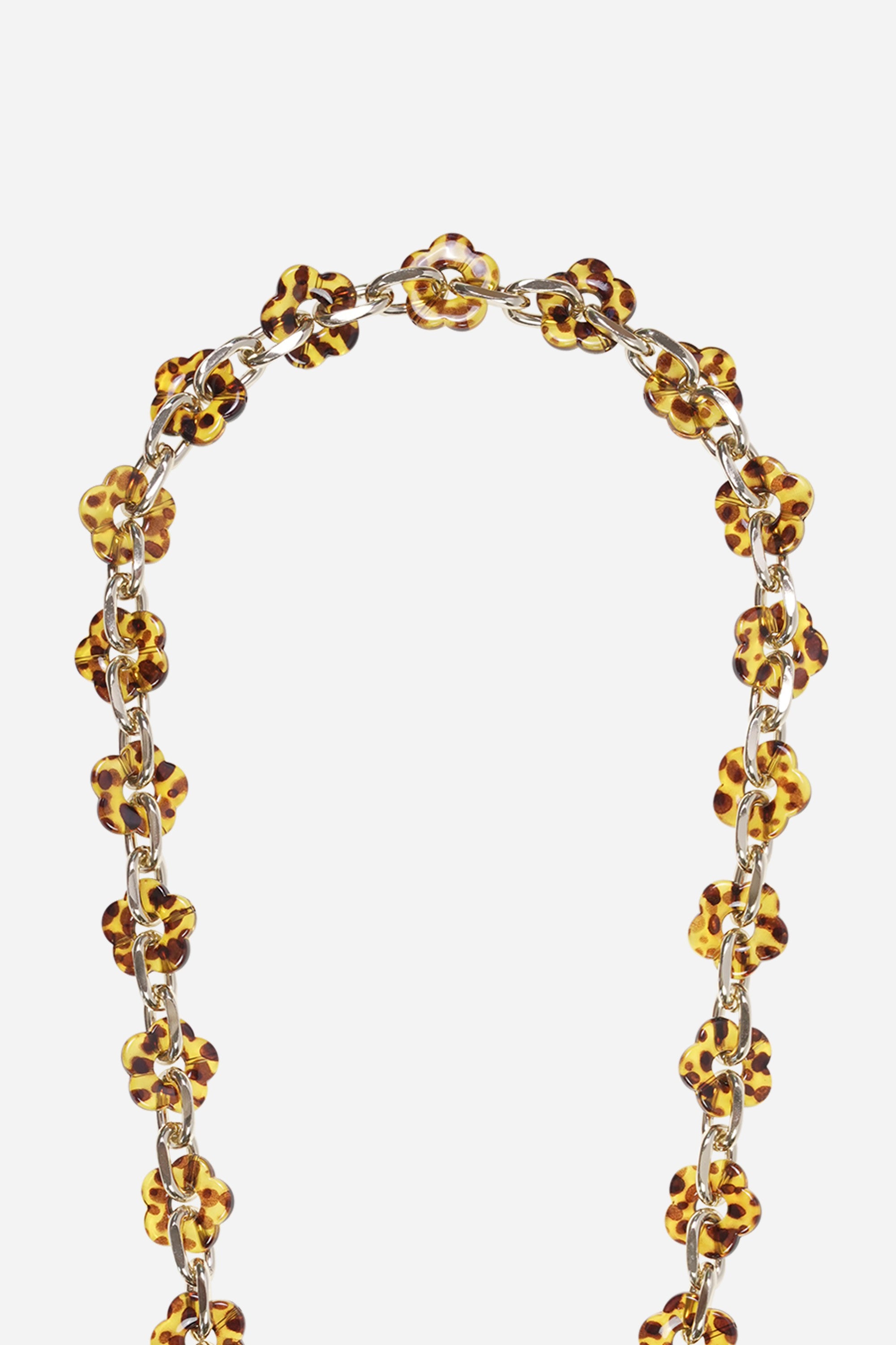 Chaine Longue Cassy Marron 120 cm